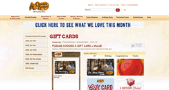 Desktop Screenshot of crackerbarrelstore.wgiftcard.com